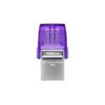 Unidad flash Kingston Technology DataTraveler 128GB microDuo 3C con velocidades de hasta 200MB/s y conectores duales USB-A y USB-C, SKU DTDUO3CG3/128GB