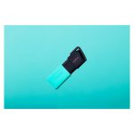 Kingston Technology DataTraveler de 256GB USB 3.2 Gen1 en negro y turquesa, modelo DTXM/256GB, ideal para almacenamiento externo