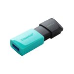 Kingston Technology DataTraveler de 256GB USB 3.2 Gen1 en negro y turquesa, modelo DTXM/256GB, ideal para almacenamiento externo