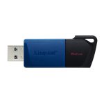 Pendrives Kingston Technology DataTraveler Exodia M de 64GB con USB 3.2 Gen 1 en colores negro y azul - Paquete de 2 (SKU: DTXM/64GB-2P)