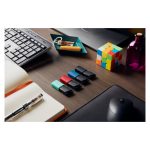 Unidad flash Kingston Technology DataTraveler 64GB USB3.2 Gen 1 Exodia M con diseño en negro y azul, SKU DTXM/64GB