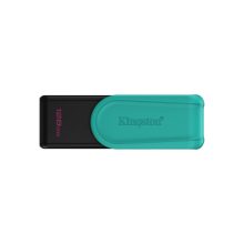 Kingston Technology DataTraveler 128GB Portable USB 3.2 Gen 1 Exodia S in Black/Turquoise, SKU DTXS/128GB