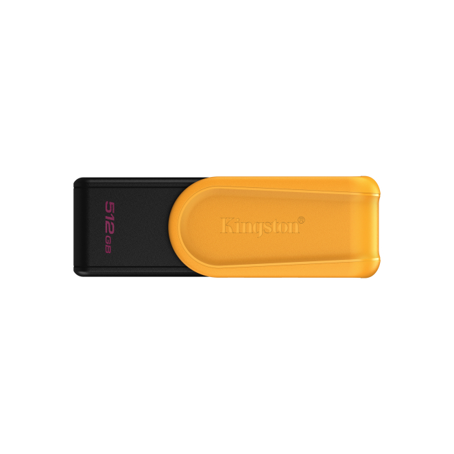 Kingston Technology USB 3.2 Gen 1 DataTraveler 512GB (Black/Yellow) Kingston Technology DataTraveler 512GB Portable USB 3.2 Gen 1 Exodia S (Black/Yellow), SKU: DTXS/512GB