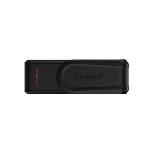 Kingston Technology DataTraveler 64GB Portable USB 3.2 Gen 1 Exodia S (Black/Black) SKU DTXS/64GB