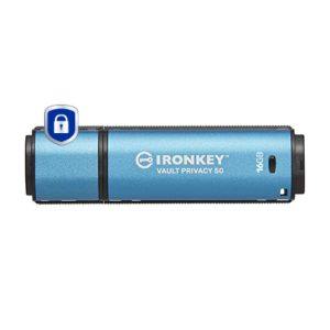 Kingston Technology IronKey Vault Privacy 50 unidad USB de 16GB con cifrado AES-256 y certificación FIPS 197, SKU IKVP50/16GB