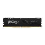Kingston FURY Beast 16GB DDR4 memory module with 3200MT/s speed and CL16 latency, black, SKU KF432C16BB/16