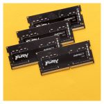 Memoria RAM Kingston FURY 16 GB DDR4 3200MT/s CL20, SKU KF432S20IB/16, en formato SODIMM para mejorar el rendimiento de portátiles.