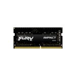 Memorias Ram Kingston Technology FURY Impact 16GB 3200MT/s DDR4 CL20 SODIMM en kit de 2 unidades, SKU KF432S20IBK2/16