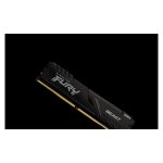 Memoria RAM Kingston FURY Beast de 16GB con velocidad de 3600MT/s, latencia CL18, modelo KF436C18BB/16, color negro
