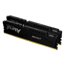 Vista de la memoria RAM Kingston Technology FURY Beast de 64GB DDR5 a 5600MT/s CL40, SKU KF556C40BBK2-64
