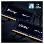 Memoria RAM Kingston Technology FURY de 16 GB, DDR5, 5600 MT/s, CL40, SODIMM Impact PnP, SKU KF556S40IB-16