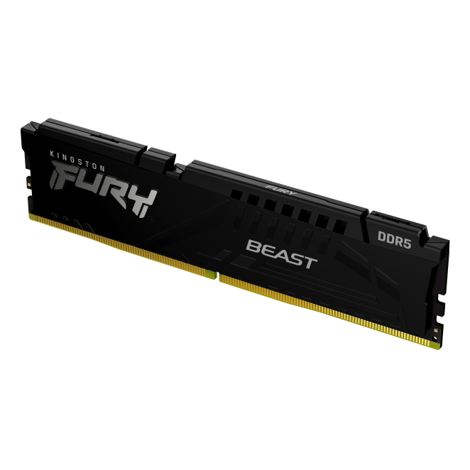Kingston FURY Beast 32GB DDR5 6000MT/s CL36 Black EXPO Memory Imagen de la memoria RAM Kingston FURY Beast con 32GB, DDR5, 6000MT/s y CL36 en color negro, SKU KF560C36BBE-32