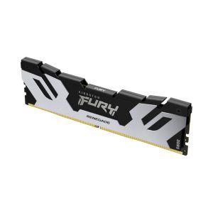 Memoria RAM Kingston Technology FURY con 32GB de capacidad, velocidad de 6400MT/s y latencia CL32, modelo KF564C32RS-32 en color plateado y diseño Renegade