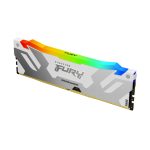 Kingston Technology FURY 32GB 6400MT/s DDR5 CL32 DIMM (Kit de 2) Renegade RGB Blanco XMP, SKU: KF564C32RWAK2-32