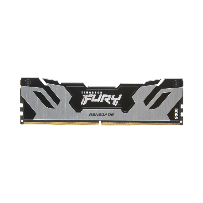 Kingston FURY 24GB DDR5 RAM a 8000MT/s en Plata Kingston Technology FURY 24GB DDR5 8000MT/s CL38 DIMM Renegade Silver SKU KF580C38RS-24, una memoria RAM de alto rendimiento y diseño en plata