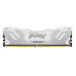 Imagen de la memoria RAM Kingston Technology FURY de 24GB, velocidad de 8000MT/s, DDR5, CL38, en color blanco, SKU KF580C38RW-24