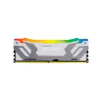 Imagen de la memoria RAM Kingston FURY Renegade RGB Blanca, modelo DDR5, 24GB, velocidad 8800MT/s, SKU KF588CU42RWA-24