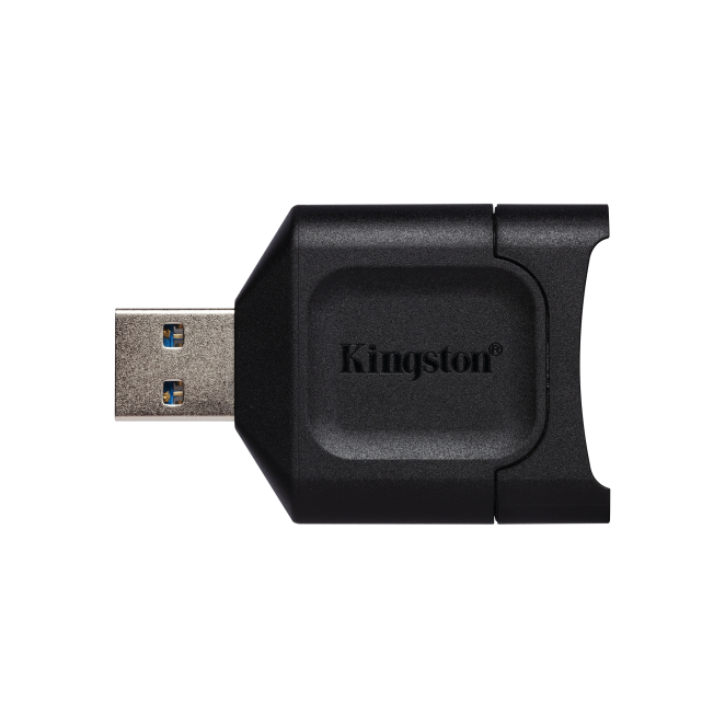 Kingston Technology MobileLite Plus lector de tarjeta USB 3.2 Gen 1 Imagen del lector de tarjeta USB 3.2 Gen 1 de Kingston Technology MobileLite Plus, color negro. SKU: MLP