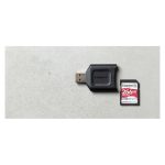 Imagen del lector de tarjeta USB 3.2 Gen 1 de Kingston Technology MobileLite Plus, color negro. SKU: MLP