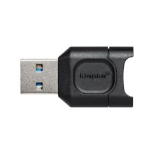 Lector de tarjeta Kingston MobileLite Plus USB 3.2 Gen 1 Type-A en color negro, SKU MLPM