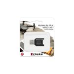 Lector de tarjeta Kingston MobileLite Plus USB 3.2 Gen 1 Type-A en color negro, SKU MLPM