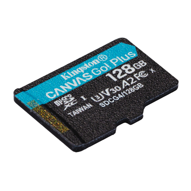 Kingston Technology Tarjeta microSDXC Canvas Go Plus Gen4 de 128 GB, 200 MB/s, A2 U3 V30 y adaptador 4 Kingston Technology Tarjeta microSDXC Canvas Go Plus beneficios