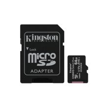 Tarjeta microSDHC Kingston Technology Canvas Select Plus de 64 GB, 100 MB/s de velocidad de lectura, A1, C10. SKU SDCS2/64GB