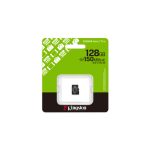 Tarjeta Kingston Technology microSDXC de 128GB modelo Canvas Select Plus Gen3 con velocidad de lectura de 150MB/s. SKU: SDCS3/128GBSP.