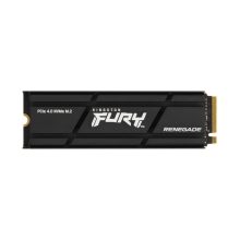 Imagen del Kingston Technology 2000G RENEGADE PCIe 4.0 NVMe SSD con difusor térmico, capacidad de 2000GB, SKU SFYRDK/2000G