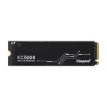 Kingston Technology SSD modelo KC3000 M.2 2280 NVMe de 2048G SKU SKC3000D/2048G, ideal para almacenamiento rápido