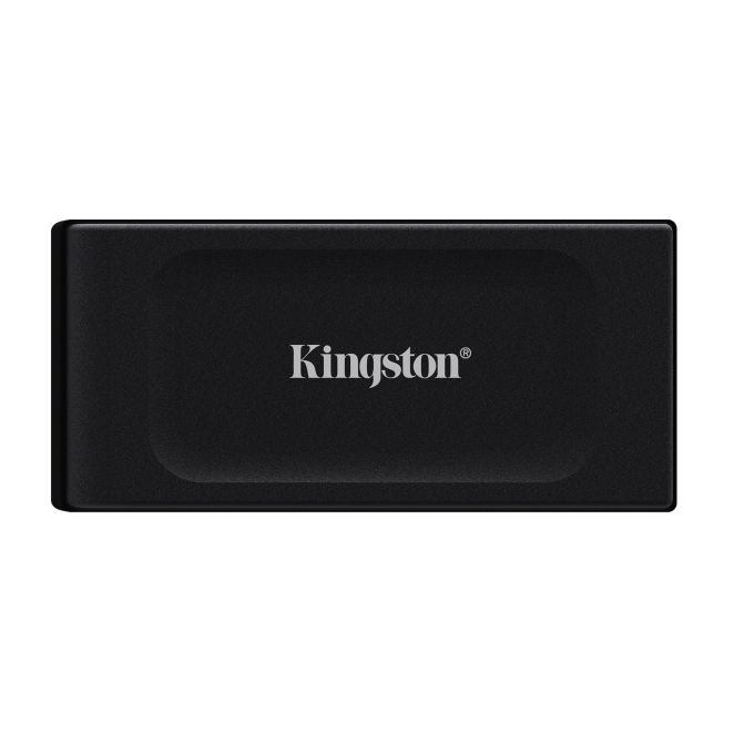 Kingston SSD Externo 2TB USB 3.2 Gen 2 Imagen del SSD externo Kingston Technology 2TB modelo XS1000 con conexión USB 3.2 Gen 2, SKU SXS1000/2000G