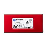 Kingston Technology 1TB SSD externo XS1000 con interfaz USB 3.2 Gen 2 en color rojo, SKU SXS1000R/1000G