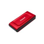 Kingston Technology 1TB SSD externo XS1000 con interfaz USB 3.2 Gen 2 en color rojo, SKU SXS1000R/1000G