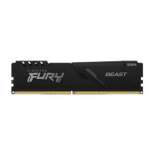 Módulo de memoria RAM Kingston FURY Beast de 8 GB, velocidad de 3200 MT/s, tipo DDR4, con CL16 y color negro. SKU: KF432C16BB/8