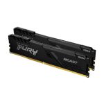 Memoria RAM Kingston Technology FURY Beast con 64GB de capacidad, velocidad de 3200MT/s y latencia CL16, SKU KF432C16BBK2/64