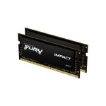 Memoria RAM Kingston Technology FURY 64GB DDR4 3200MT/s SODIMM CL20, SKU KF432S20IBK2/64, en kit de 2 módulos