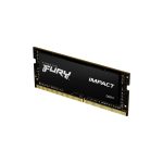 Memoria RAM Kingston Technology FURY 64GB DDR4 3200MT/s SODIMM CL20, SKU KF432S20IBK2/64, en kit de 2 módulos