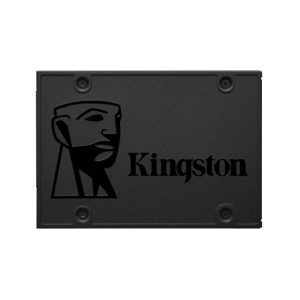 Vista del disco duro sólido Kingston Technology A400 de 240 GB, modelo SA400S37/240G, con interfaz Serial ATA III y tecnología TLC