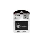 Disco SSD Kingston Technology KC600 2TB SATA3 SKU SKC600/2048G, tamaño 2,5 pulgadas