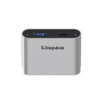 Hub mini de Kingston Technology con USB 3.2 Gen 1, 5G de velocidad, puertos USB-A y USB-C, SKU WFS-USB