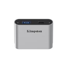 Hub mini de Kingston Technology con USB 3.2 Gen 1, 5G de velocidad, puertos USB-A y USB-C, SKU WFS-USB