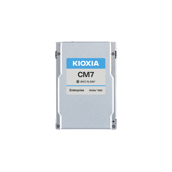 Kioxia CM7-R 30.7TB SSD PCIe 5.0 NVMe con BiCS FLASH Kioxia CM7-R SSD de 30.7 TB con interfaz PCI Express 5.0 y tecnología NVMe BiCS FLASH TLC. SKU: KCMYXRUG30T7.
