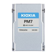 Disco duro SSD Kioxia PM7-R de 30.7 TB, 2.5 pulgadas, SAS con tecnología BiCS FLASH TLC, SKU KPM7VRUG30T7