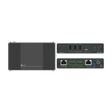 Receptor de red negro Kramer Electronics modelo EXT3-UE-R, con capacidad de 100 Mbit/s. SKU 50-80592090