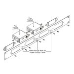 Imagen del producto Kramer Electronics RK-4PT-B, una estructura de rack modular diseñada para organización eficiente en centros de datos, SKU 60-900110