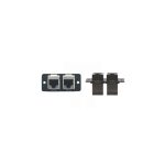 Placa de pared y cubierta de interruptor Kramer Electronics W4545(B) en negro, SKU 85-3002099, ideal para soluciones de cableado