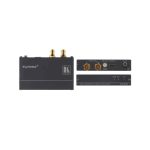 Vista lateral del convertidor de formato de video Kramer Electronics FC-331 con soporte para resoluciones de alta definición, SKU 90-70813090