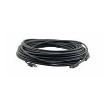 Kramer Electronics cable USB 2.0 de 10.7 metros, tipo A, color negro. SKU 96-0211035