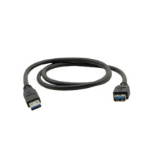 Kramer Electronics cable USB-A macho a USB-A hembra 3.0 de 0.9 metros color negro, SKU 96-02310003