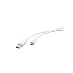 Cable USB de la marca Kramer Electronics, modelo C-USB/CA-10, de 3 metros con conector USB C a USB A en color blanco. SKU: 96-02357210